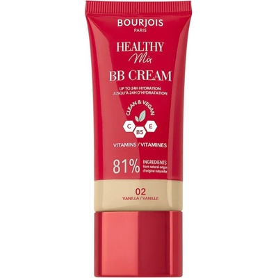 Bourjois Healthy Mix krycí BB krém s vitaminovým komplexem 02 Vanilla 30 ml – Hledejceny.cz