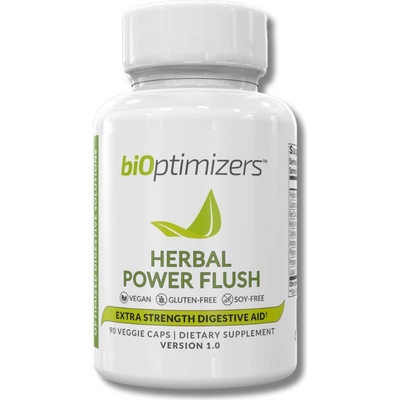 BiOptimizers Herbal Power Flush Šetrné projímadlo 90 ks