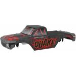 Arrma каросерия Quake червена: GROM