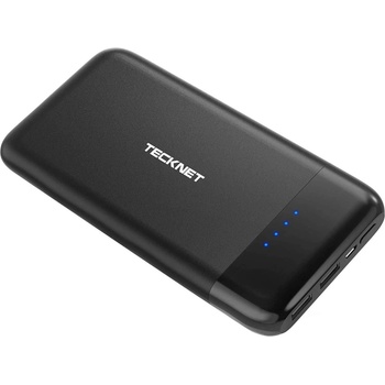 TeckNet EBT01030BA01 Power Bank 10000mAh - външна батерия 10000mAh с 2xUSB изхода за смартфони и таблети (черен)