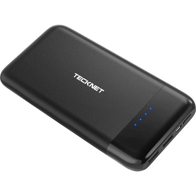 TeckNet EBT01030BA01 Power Bank 10000mAh - външна батерия 10000mAh с 2xUSB изхода за смартфони и таблети (черен)