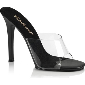 Pleaser USA Pleaser Gala-01 Clr-Blk/Blk Matte 35