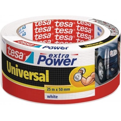 Tesa Textilná páska silne lepiaca 50 mm x 25 m biela