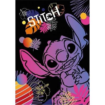 Тетрадка Cool Pack Disney - Stitch Black, А4, 60 листа, широки редове (91439PTR)