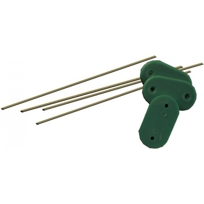 TENAX Úchyty na umělý rákos 15 cm CANNICCI (26 ks) zelené