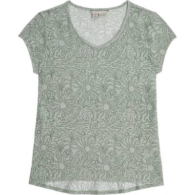 Royal Robbins Дамска тениска Royal Robbins Women's Featherweight Slub Tee T-shirt - Sage Leaf Htr Sunburst Pt (916-4583-0914)