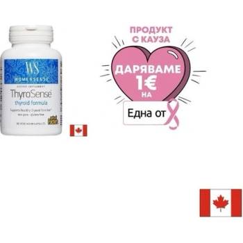 Natural Factors ThyroSense® WomenSense® / Тироидна формула х 60 капсули Natural Factors (4940 NF A)