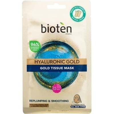 Bioten Hyaluronic Gold Tissue Mask 25 ml