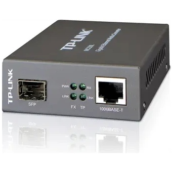 Image 1 of TP-Link Конвертор TP-LINK MC220L, 10/100/1000Mbps RJ45 към 1000Mbps SFP слот (MC220L)