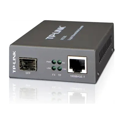 TP-Link Конвертор TP-LINK MC220L, 10/100/1000Mbps RJ45 към 1000Mbps SFP слот (MC220L)