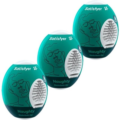 Satisfyer Комплект 3 броя маструбаторни яйца Satisfyer Naughty