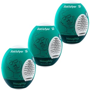 Satisfyer Комплект 3 броя маструбаторни яйца Satisfyer Naughty