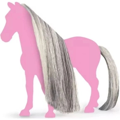 Schleich Schleich: Beauty кон - комплект аксесоари за грива и опашка - сив (SLH42652)