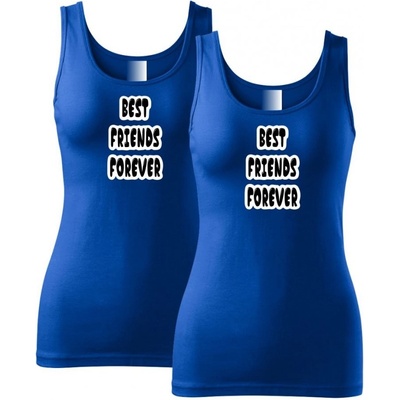 Povidlo cz tílka pro kamarádky BFF best friends forever Kralovská modrá