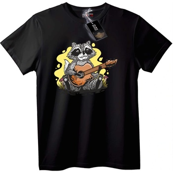 NOONEBRAND Тениска Рок Енот - M, Black