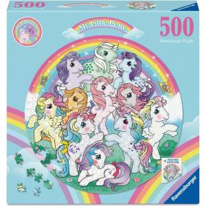Ravensburger Кръгъл пъзел Ravensburger от 500 части - Малкото пони (12001823)