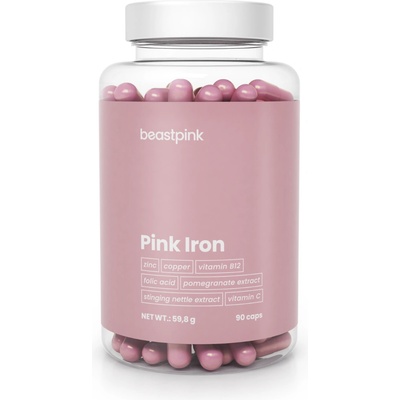 GymBeam Pink Iron 90 капс
