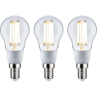 Paulmann P 29134 Eco-Line Filament 230V LED kapka E14 3ks-sada 100mm 3x2,5W 3000K čirá