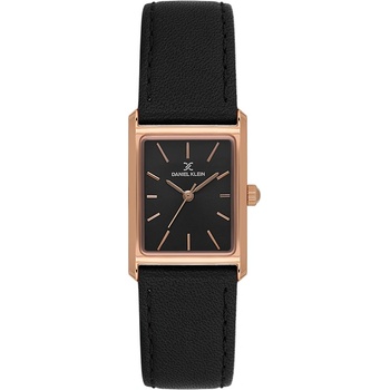 Daniel Klein DK. 1.14124-6 - Дамски часовник, Premium, Кварцов, 22x32mm, 3 ATM, Черен