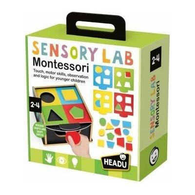 Headu Montessori hra na triedenie tvarov z dreva