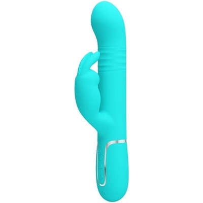 Pretty Love Coale Rabbit Pearls Aqua Green