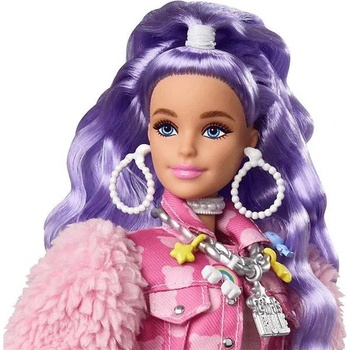Mattel Кукла Barbie, Екстра, С лилавосиня коса, 1710266