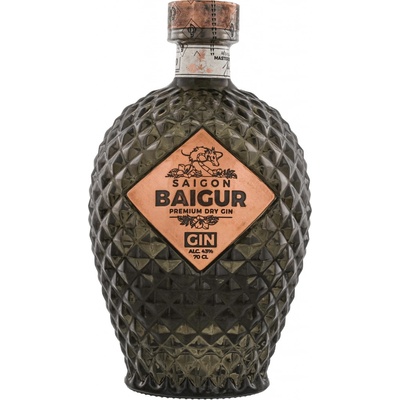 Saigon Baigur Dry Gin 43,0% 0,7 l (holá láhev)