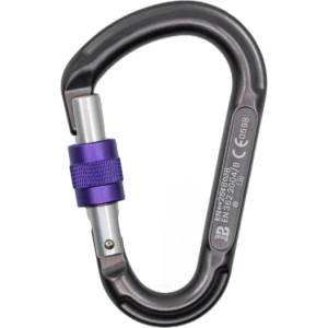 Beal HMS карабинер Beal Be Lock Screw Screwgate carabiner - Black - размер One Size (322-0246-0211)