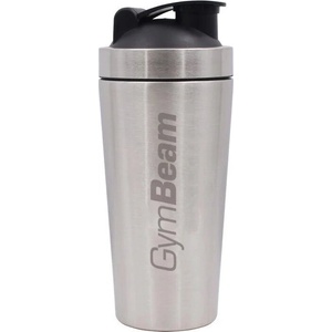 GymBeam Shaker Steel Grey, 750 ml