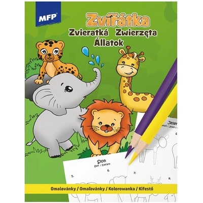 MFP 5301148 Omaľovanky A4 Zvířátka 210x276mm