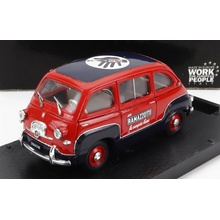 Brumm Fiat 600 Multipla Ramazzotti 1960 Červená Modrá 1:43