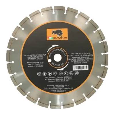 Bisonte Диамантен диск за тухла / бетон / мрамор / гранит Bisonte BT0009527/ 350 мм (BT0009527)