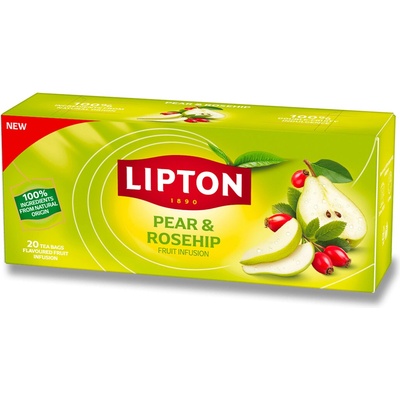 Lipton Fruit Infusion hruška a šípek 20 x 1,8 g
