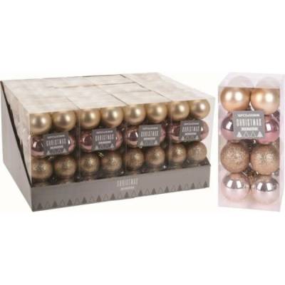 Home Styling Collection Vánoční koule Ø 5 cm 16 ks zlaté