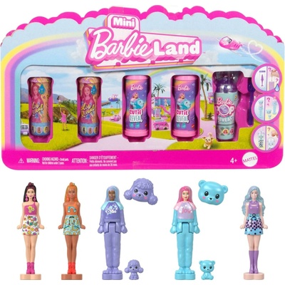 Mattel Barbie Mini Land Sada 5 mini bábik JGL29