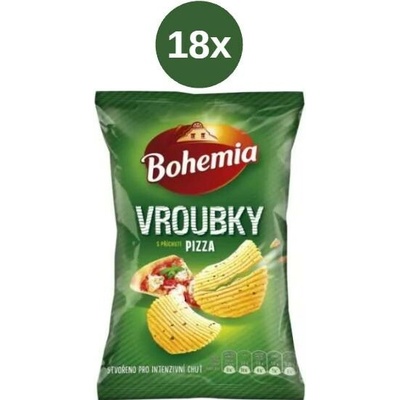 Bohemia vroubkované pizza 18x65g