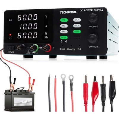 Laboratorní napájecí zdroj Techrebal 7FBA-659A8 600 W, 0-10 A, 0-60 V