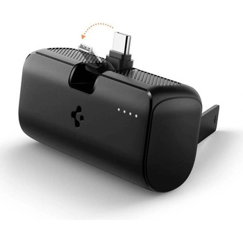 Spigen Външна Батерия, Spigen Essential Portable Charger 5000mAh 22.5W EA2205, Черен (ABA09022)