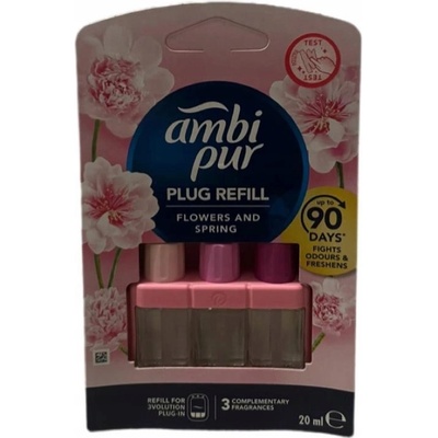 Ambi Pur Náplň do osvěžovače vzduchu 3Volution Jarní květy 20 ml