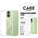 Panzer Калъф CARE - Urban Explorer, iPhone 17, White MagSafe, прозрачен (5715685026836)