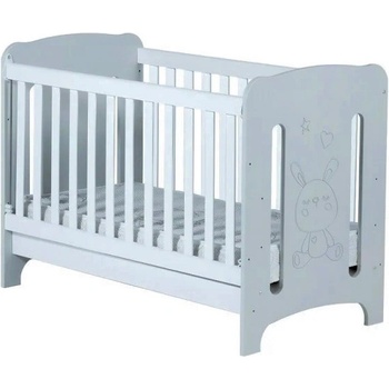 Дейзи Н Бебешка кошара от МДФ Abra 60/120 Сиви табли с бяло