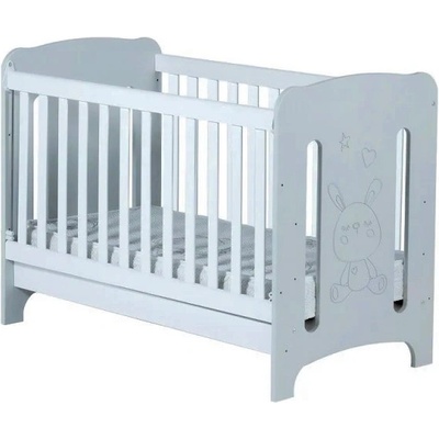 Дейзи Н Бебешка кошара от МДФ Abra 60/120 Сиви табли с бяло