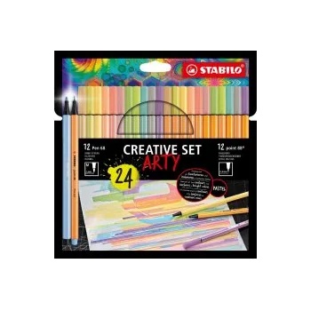 Image 1 of STABILO Тънкописци Creative 8868 12 x Point 88 + 12 x Pen 68