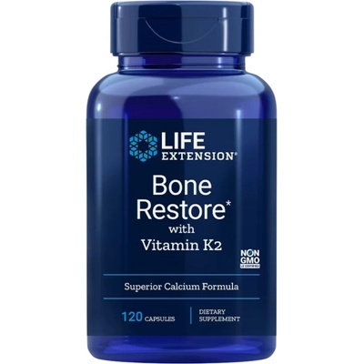 Life Extension Bone Restore | With Vitamin K2 [120 капсули]