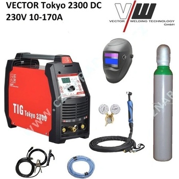 VECTOR WELDING Tokyo 2300 DC + příslušenství + kukla + lahev