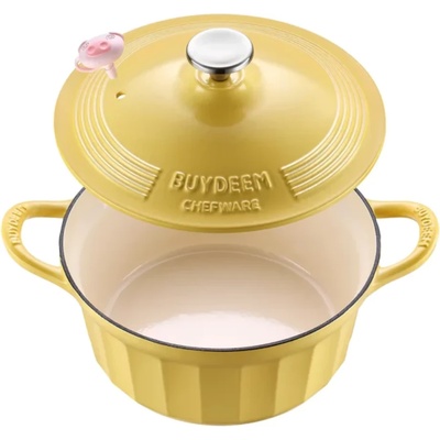 Buydeem Enameled Cast Iron Dutch Oven 3.9 l CP551-MY