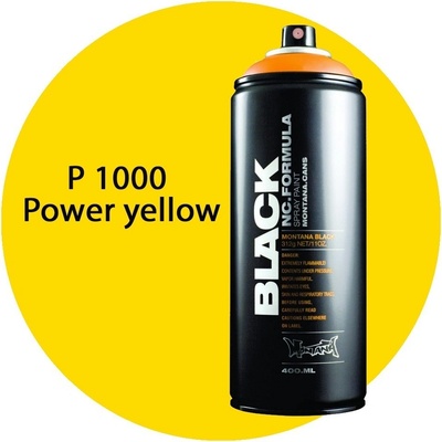 MONTANA BLACK P1000 power yellow 400ml