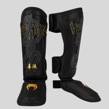 VENUM Протектори за Крака Venum Serpenti Black/Silver/Gold - M