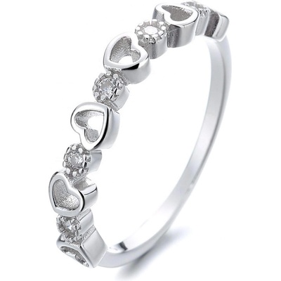 Silenti Jewelry Сребърен пръстен "Симпатия" - 10 - 62 мм (19.7мм диам. )