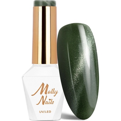 MOLLY NAILS Greens Cat Eye Metallic č.213 8 g